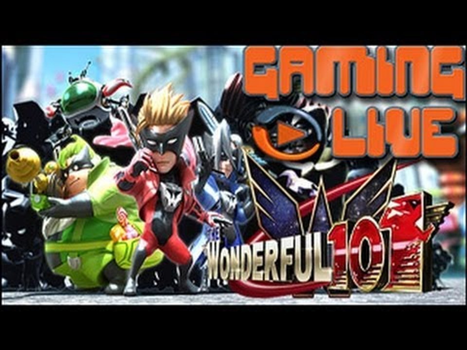 Gaming live Wii U - The Wonderful 101 - Un game...