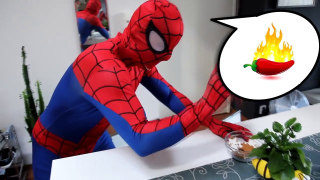 Spiderman Poo Fire with Frozen Elsa & Maleficent! Spiderman Farts Flames Superhero Fun