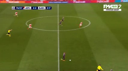 Douglas Costa GOAL HD - Arsenal 1-3 Bayern Munich 07.03.2017