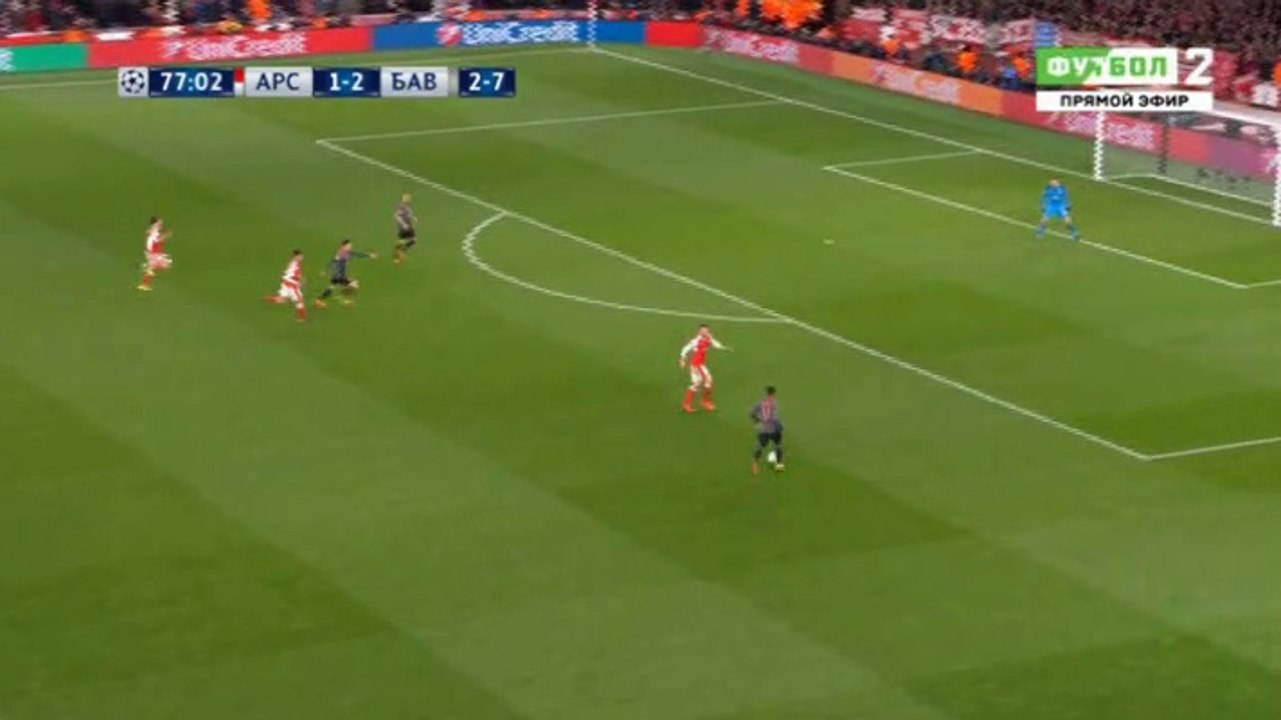 Douglas Costa GOAL HD - Arsenal 1-3 Bayern Munich 07.03.2017