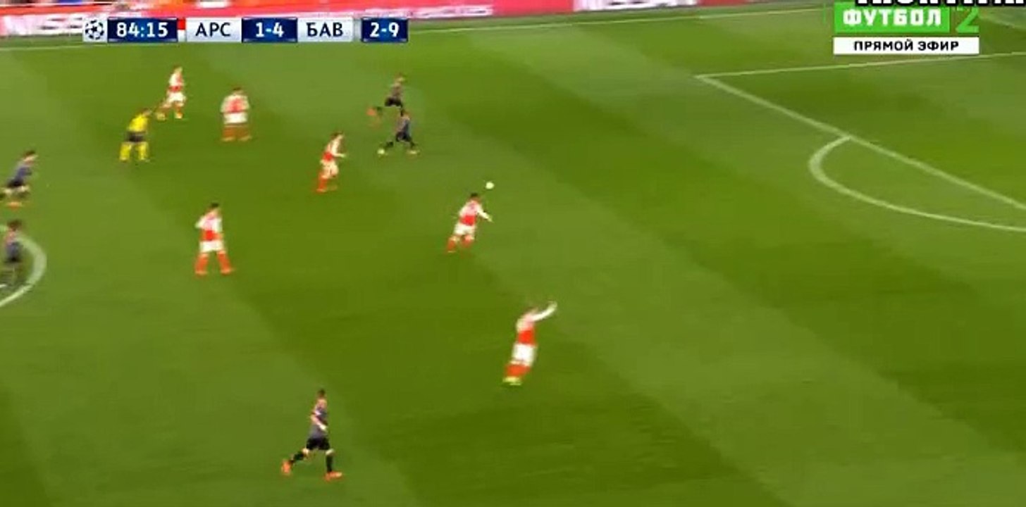 Arturo Vidal Goal HD - Arsenal 1-5 Bayern Munich 07.03.2017
