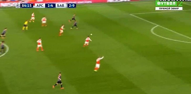 Arturo Vidal Goal HD - Arsenal 1-5 Bayern Munich 07.03.2017