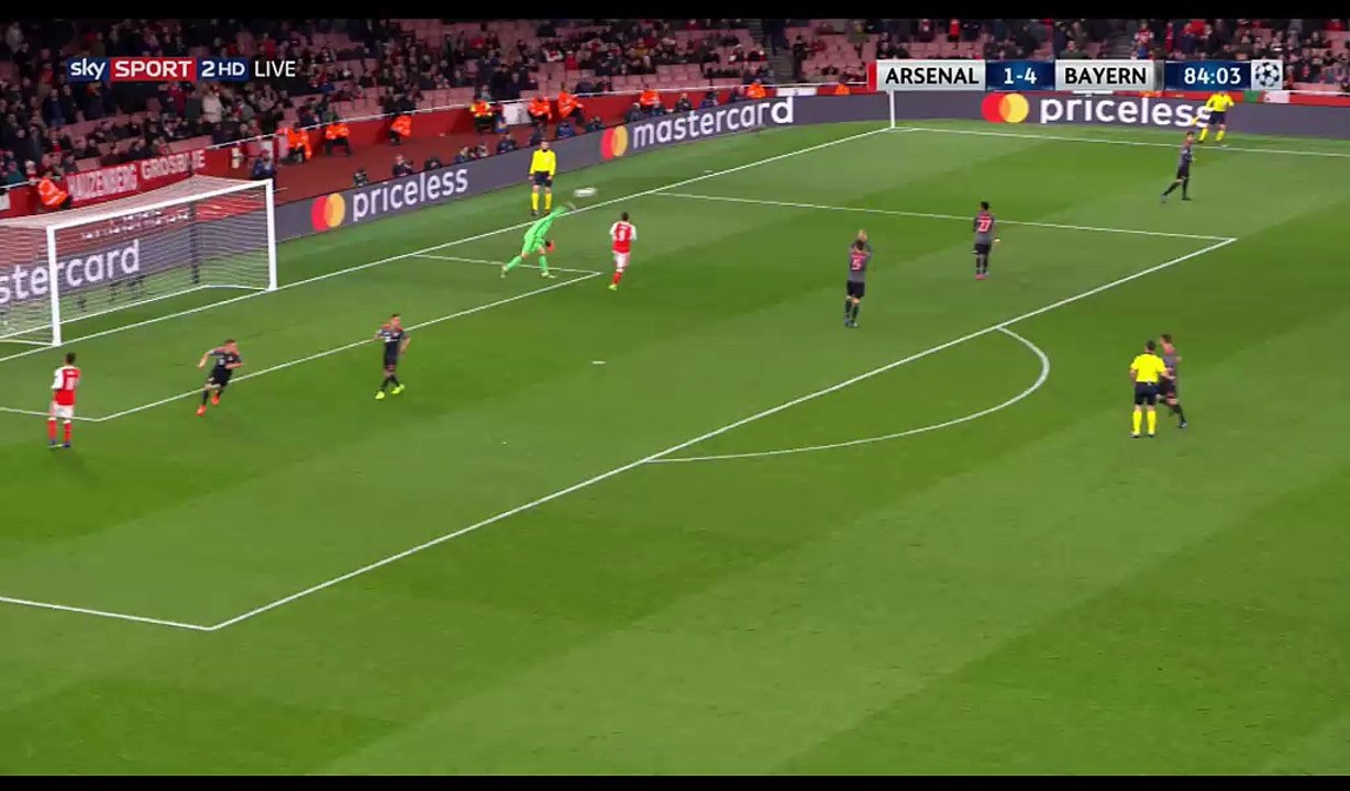 Arturo Vidal Goal HD - Arsenal 1-5 Bayern München - 07.03.2017