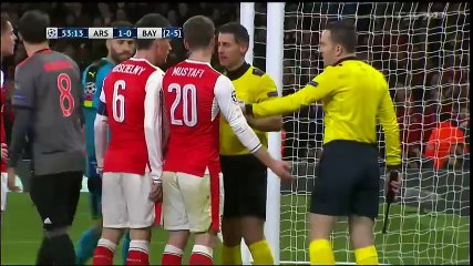 Arsenal 1-5 Bayern Munich All Goals  video resume 07-03-2017