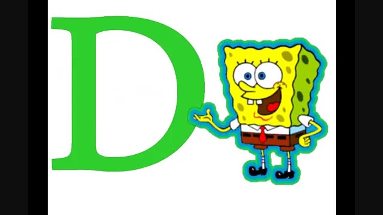 ABC Spongebob Song for Baby - English Alphabet for kids - abcd nursery ...