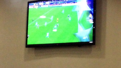 troisième but pour real Madrid vs napoli champions league 2017 de morata