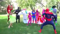 ➤Princess Rapunzel Lost Bathing Suits! w/ Witch Spiderman, Venom & Paw Patrol Chase in Rea