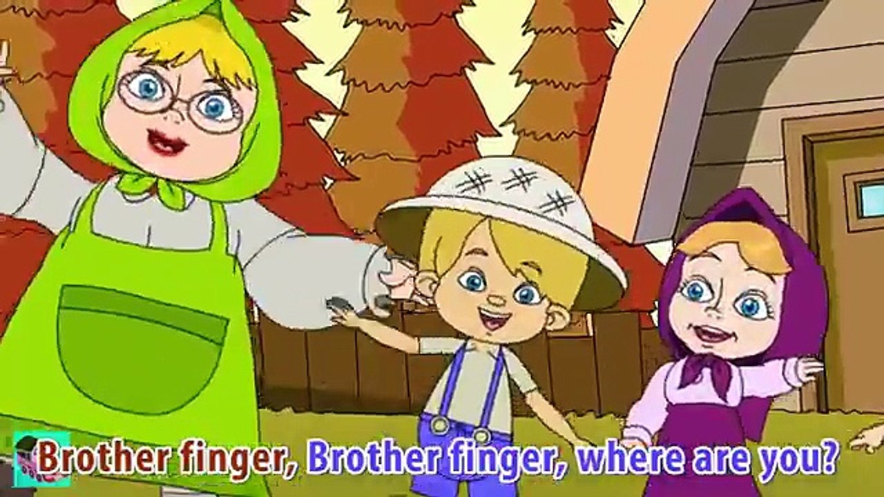 Mashi and the Bear Family Finger Family Nursery Rhymes By CFF