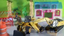Peppa Pig & New Holland Construction Mighty Machines Excavator Toys Review