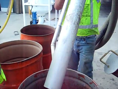 IVAC PV500 Industrial Vacuum Sand Gravel Sludge Sump Slurry Vac