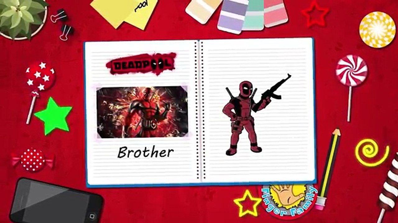 Paw Patrol Transforms Into Deadpool Finger Family Songs - Deadpool as Paw Patrol Nursery R