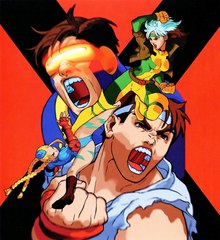 Apanhando muito em XMEN VS STREET FIGHTER