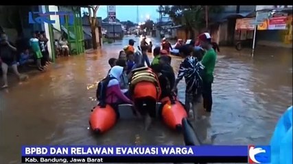 Download Video: Sejumlah Akses Jalan di Kabupaten Bandung Lumpuh Akibat Banjir