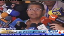 Pacientes de enfermedades crónicas en Venezuela piden ayuda al parlamento para continuar con sus tratamientos