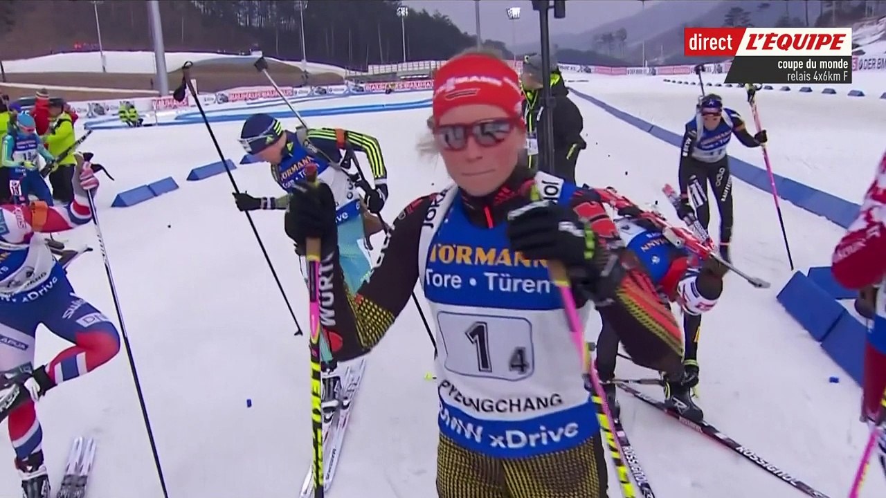 CdM biathlon à PyeongChang, relais F, 05 mars 2017 (2 sur 2)