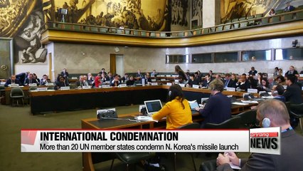 More than 20 UN member states condemn N. Korea's missile launch