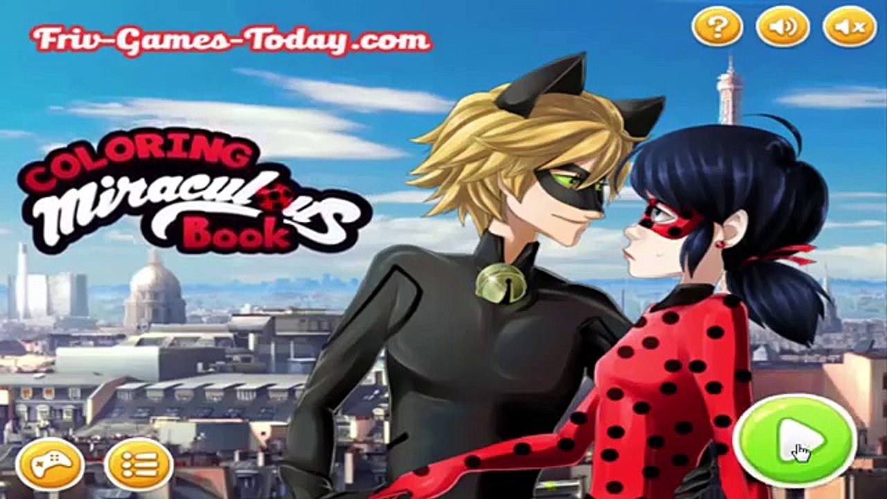 Miraculous Coloring Book - Miraculous Ladybug Video Games For Kids