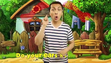 Do Your Ears Hang Low? | Babies and Kids Channel | Nursery Rhymes for children and toddlers