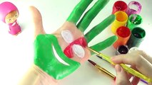 Learn Colors with Body Paint for Kids * Learning Video for Children painting rainbow hand