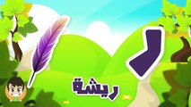 Learn Arabic & English ALPHABET Crayola Markers ا ب ت الحروف الابجدية العربية و الانجليزية