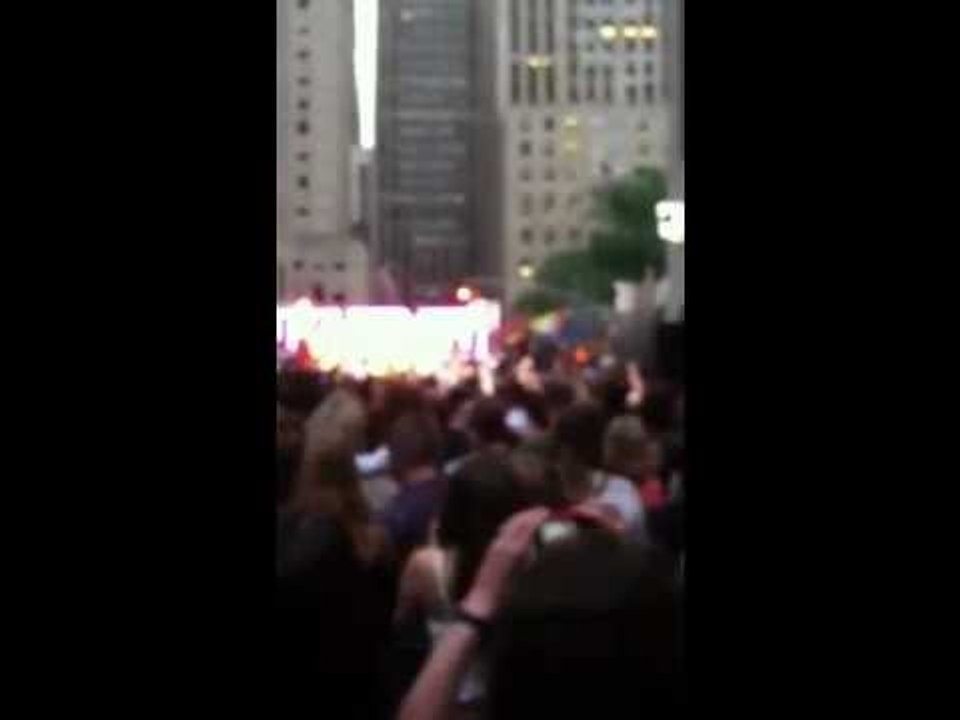 Justin Bieber Today Show Warmup