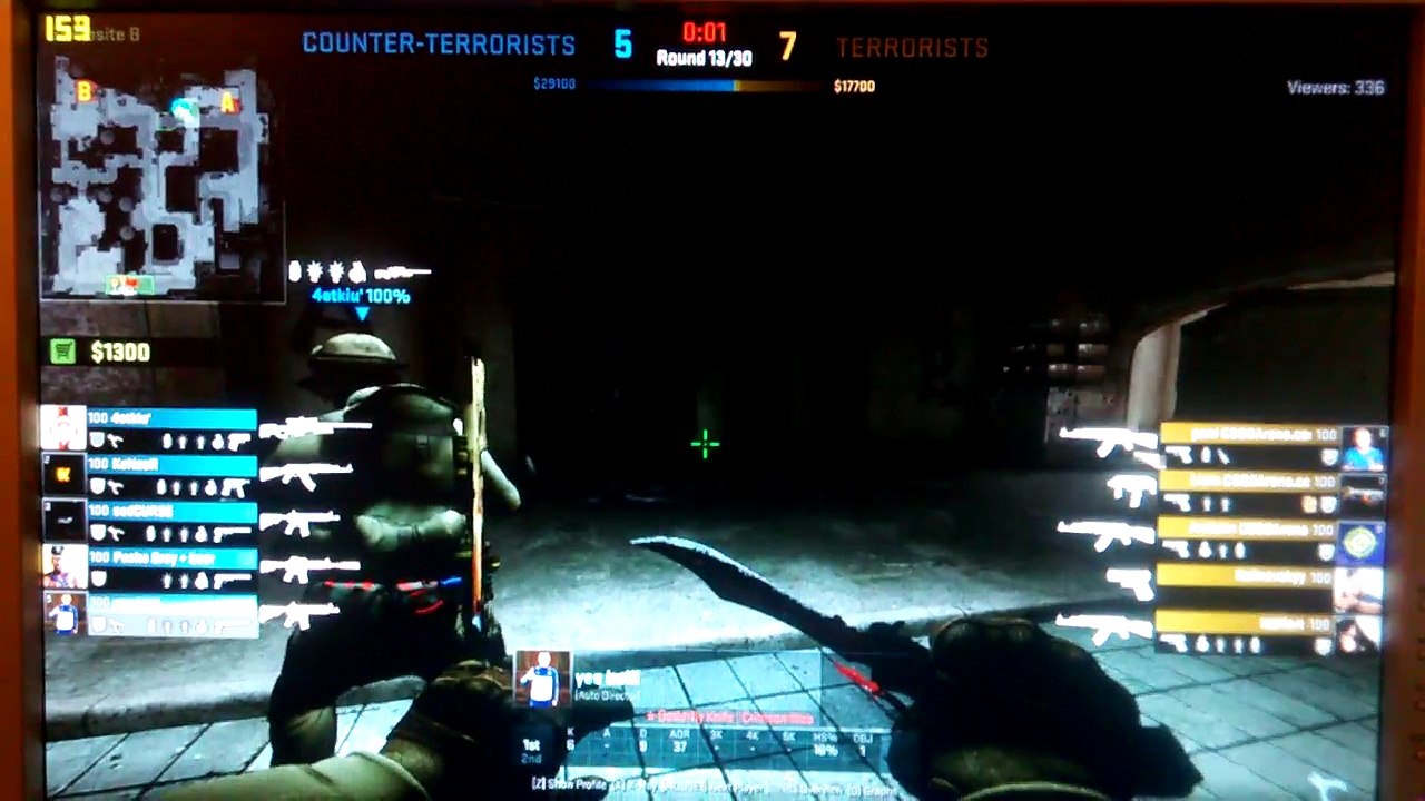 CSGO a mais de 100FPS  em pc de 800 reais