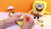 Play Doh Spongebob Squarepants Playset Mold a Sponge Nickelodeon playdough Bob Esponja pla
