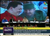 Maduro recuerda legado de lucha del comandante Hugo Chávez