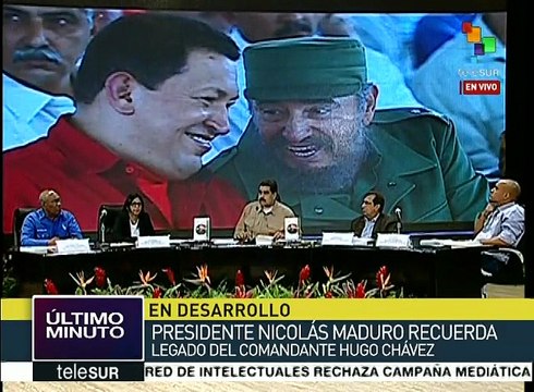 Maduro recuerda legado de lucha del comandante Hugo Chávez