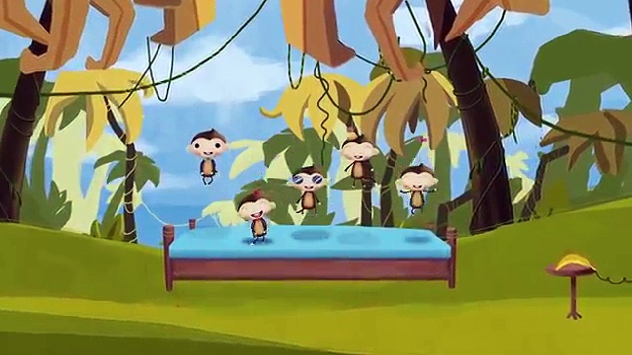 Five Little Monkeys Jumping on the Bed | Nursery Rhymes and More Lyrics