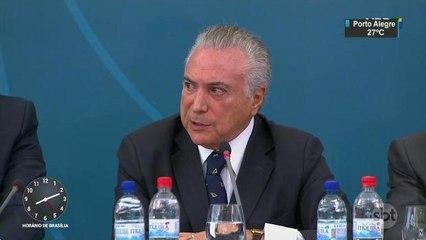 Presidente Michel Temer volta a defender reforma da Previdência