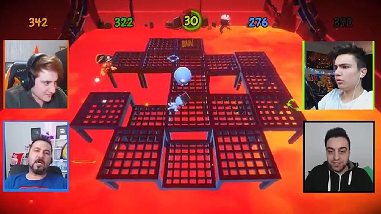 Ekibi Lava Attım ! (4 FACECAM) - FurkanYamanHD,SeseGel,Ümidi (PartyPanic)