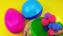 Aprender los Colores con el Débil Brillo de la Espuma! Aprendizaje Divertido Concurso!