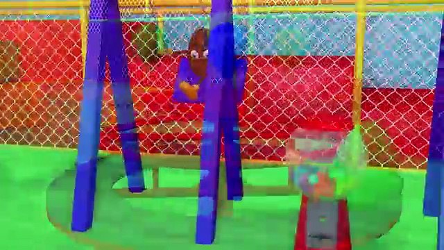 Learn Colors Collection 1 HOUR w/ Giant Slide 3D For Kids Color Balls Indoor Playground Eg