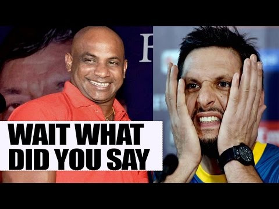 Shahid Afridi reply to Jayasuriya's best wish message was just STUPID | Oneindia News