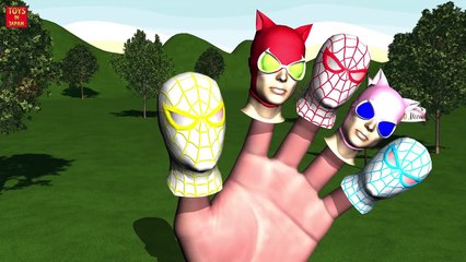 DOG VS SPIDER-MAN SUPERHERO BATTLE Finger Family | 1 HOUR | Nursery Rhymes In 3D Animation