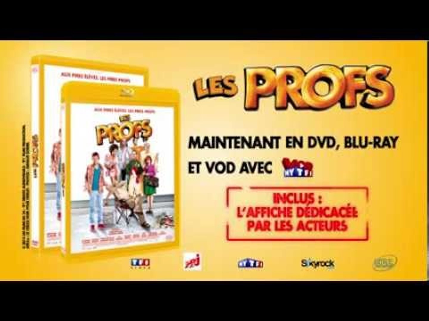 LES PROFS DVD - Spot TV - Vidéo Dailymotion