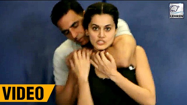 Akshay Kumar And Taapsee Pannu Teach Self Defence VIDEO | Women's Day | LehrenTV