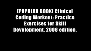 [POPULAR BOOK] Clinical Coding Workout: Practice Exercises for Skill Development, 2006 edition,