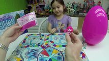 La familia de Juegos de Diversión para los Niños de la Princesa de Disney Congelado Plastilina Kinder Sorpresa Huevos de Juguetes Canto