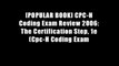 [POPULAR BOOK] CPC-H Coding Exam Review 2006: The Certification Step, 1e (Cpc-H Coding Exam