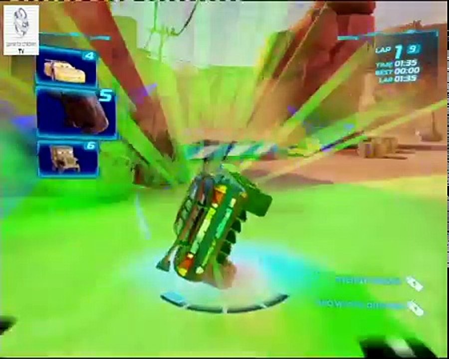 Cars 2 Game - London Race Carbon Fiber Lightning Mcqueen - Canyon Run - Disney Car Games