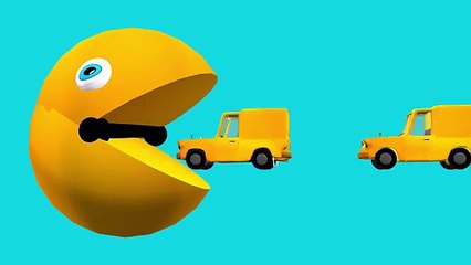 Los colores Para Que los Niños Aprendan Con 3D Pacman y los Niños de Autobuses de Colores Para el Niño el Aprendizaje de los Niños Vi
