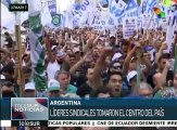 Diversos sectores de Argentina repudian políticas económicas de Macri