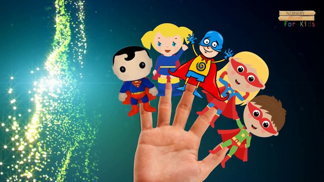 Finger Family Rhymes Spiderman Batman Hulk Superman Cartoons | Children Nursery Rhymes Col