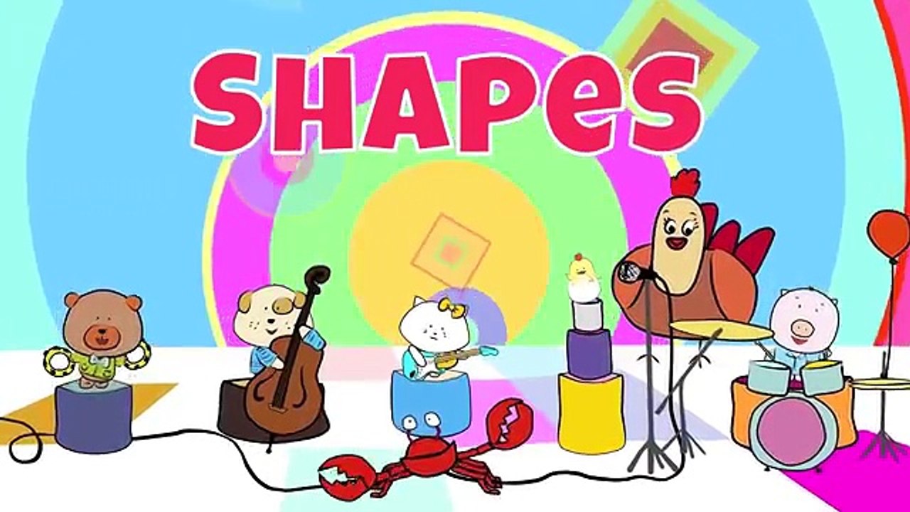 3D Shapes Song Shapes for kids The Singing Walrus Видео Dailymotion