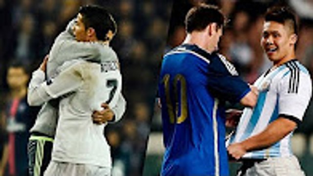 Cristiano Ronaldo vs Lionel Messi ● Respect Moments