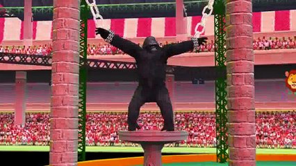 Elephant Vs Gorilla Finger Family Nursery Rhymes | Elephant Finger Family Cartoons For Chi