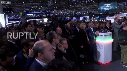 Switzerland Airbus unveils world's first 'drone-car' at Geneva Motor Show