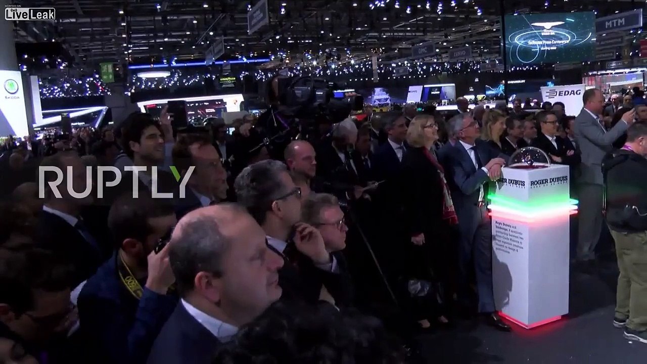 Switzerland Airbus unveils world's first 'drone-car' at Geneva Motor Show